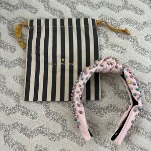 Lele Sadoughi Blush Beaded Headband